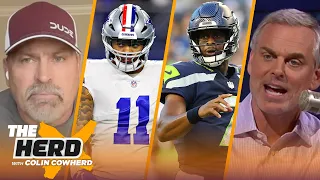 Geno Smith, Seahawks QB having ‘great camp', Micah Parsons talks HOF, Broncos-Cards | NFL | THE HERD