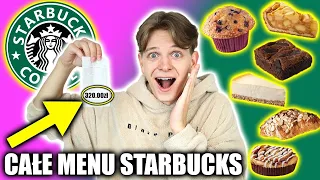 TESTUJĘ CAŁE MENU DESEROWE ZE STARBUCKS 😱🍰 | Dominik Rupiński