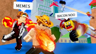 Roblox BLOX FRUITS Funny Moments Part 3 (MEMES) 🍑