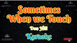 Sometimes When  we Touch/Dan Hill/Karaoke