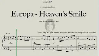 Europa  -  Easy Piano  -  Carlos Santana