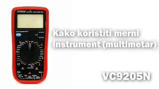 Kako koristiti merni instrument (multimetar)