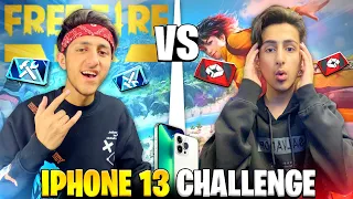 IPhone 13 Challenge With My Brother😍 Craftland Custom 1 vs 1 Best Gameplay - Garena Free Fire