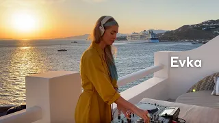 Evka - live @  Mykonos, Greece | Melodic Techno & Indie Dance | DJ Mix 2023