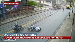 RAPAZ DE 24 ANOS MORRE ATROPELADO POR MOTOQUEIRO | BRASIL URGENTE