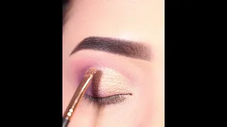 Very simple elegant Eyeshadow Look || Beginner’s Friendly Eye Makeup || Shilpa #shorts