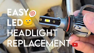 Installing powerful LED Headlights for cheap! Roadsun makes driving super bright!