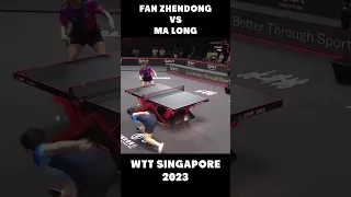 Best of Fan Zhendong VS Ma Long - WTT Singapore 2023 #shorts #fanzhendong #malong