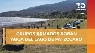 Para evitar “huachicol” de agua Guardia Civil de Michoacán cuida el Lago de Pátzcuaro