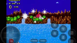 Sonic Classic Heroes Speedrun Green Hill zone (knuckles) 15.77 seconds WR