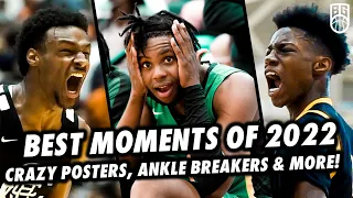 THE MOST INSANE ANKLE BREAKERS, POSTERS, & GAME WINNERS OF 2022! Ft. Mookie Cook, Bronny and More!