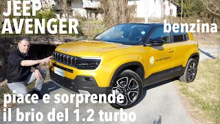 JEEP AVENGER benzina: design azzeccato, il 3 cilindri 1.2 sorprende e diverte