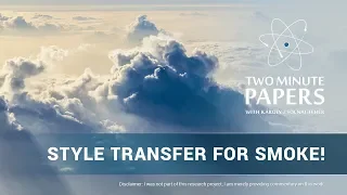 Style Transfer...For Smoke and Fluids! | Two Minute Papers #264