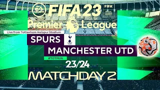 FIFA 23 Tottenham vs Manchester United | Premier League 23/24 | PS4 Full Match