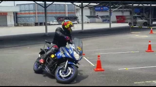 Kulai Tesco MotoGymkhana- Yamaha XJ6 Diversion (Wafa Zul)