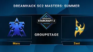 SC2 - Maru vs. Zest - DreamHack SC2 Masters Summer: Season Finals - Group B