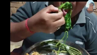 mini Mukbang with Pork Intestine with Blood Best Food.