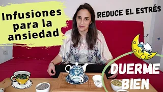 😴💤 3 INFUSIONES para la ANSIEDAD, el ESTRÉS y el INSOMNIO. Duerme profundamente.