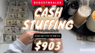 Cash Envelope Stuffing | $903 | May Paycheck #2 | Dave Ramsey Inspired