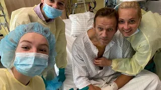 Russian opposition leader Navalny posts photo of himself from hospital, pledges to return to Russia