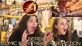 THE FLASH SEASON 4 COMIC CON TRAILER REACTION