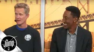 Steve Kerr and Scottie Pippen reminisce on Phil Jackson's 'unique' film session tactics | The Jump