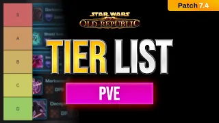 SWTOR 7.4 PVE TIER LIST (Best Classes for NiM Operations)