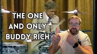 Drummer's Reaction To Buddy Rich's Incredible Tonight Show Drum Solo