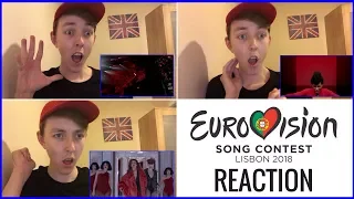 REACTING TO EUROVISION 2018 FOR THE FIRST TIME (ISRAEL, CYPRUS, UKRAINE) | MikeyMixTV