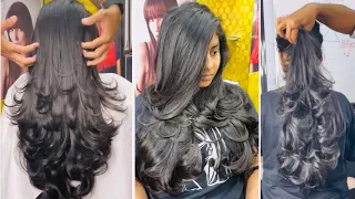 Long Layered Haircut (Advance) front and back full layer haircut tutorial /step bystep for beginners