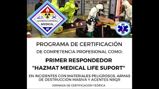 AULA VIRTUAL ALYCCEP / CURSO HAZMAT MEDICAL LIFE SUPPORT / CLASE # 1 VIERNES 13-11-2020