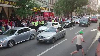 Ukrainian fans love Liverpool, fans sing in Kyiv!