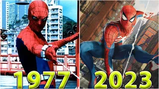 Evolution of Spider-Man Web Shooters in Movies (1977-2023)