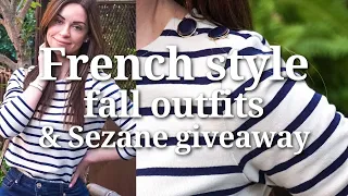 French girl style 2021 fall capsule wardrobe look book