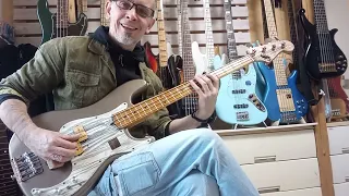 Funky Junk 63 Fernandes/Matsumoku Hybrid High Grade PJ. BASS GUITAR REVIEW/BASS SOUND CHECK/DEMO