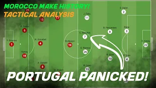 How PORTUGAL EMBARRASSED themselves vs MOROCCO | TACTICAL ANALYSIS