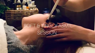 ASMR Calming & Tingly Session on  @TranquilTonesASMR (NO TALKING) Slow & Gentle Hair & Face Brushing