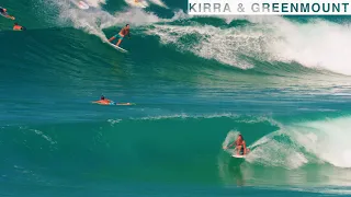 Greenmount & Kirra - Cyclone Lucas part 4 - Back to Back barrels - Surfing Gold Coast January 2021