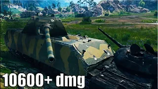 MAUS 🌟 10600+ dmg 🌟 WORLD OF TANKS