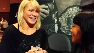 UFC 175 Media Day with IAVA: Interview with Justine Kish
