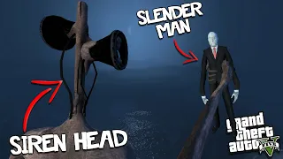 SIREN HEAD vs SLENDER MAN (GTA 5 Mods)