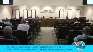 Budget Workshop & City Council Meeting 8/21/2018