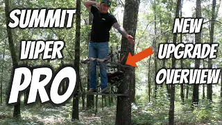 NEW Summit Viper Pro SD Climbing Treestand Review: Quietness & Accessory Rail!