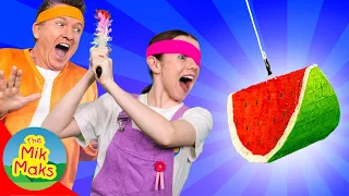 Piñata Fruits | Kids Songs and Games | The Mik Maks