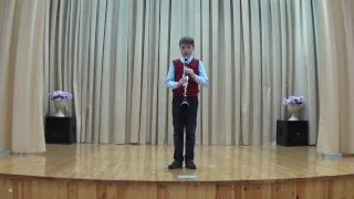 Подопросветов Юрий, 9 лет,школа №1494,г Москва,игра на кларнете