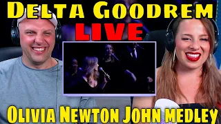 REACTION TO Delta Goodrem - Olivia Newton John medley at her state memorial in Melbourne