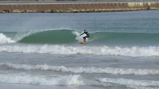 2023.12.18 gale offshore lake michigan surf