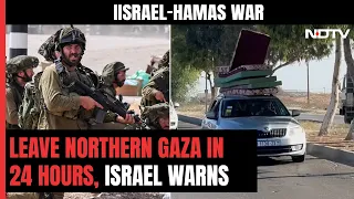 Israel Warns Northern Gaza Must Be Emptied Within 24 Hours | Israel Hamas War