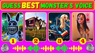 Guess Monster Voice New World Zoonomaly, MegaHorn, Spider Thomas, Momo Coffin Dance