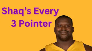 Shaq’s Every 3 Pointer #basketball